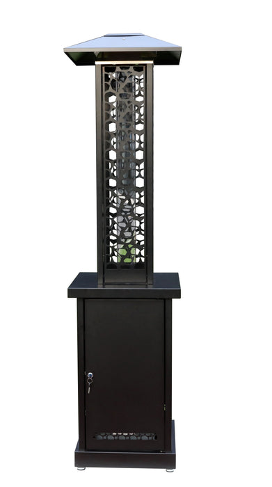 Commercial Glass Flame Pellet Heater