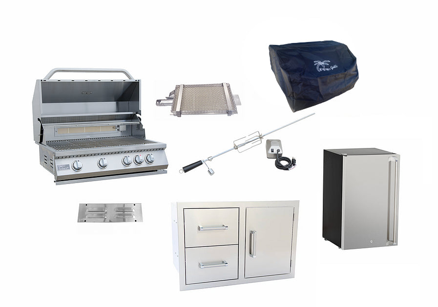 7 PIECE OUTDOOR KITCHEN PACKAGE DEAL! (20% OFF)
