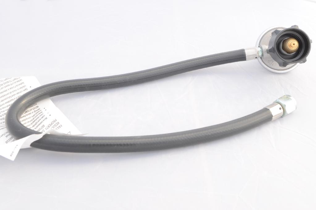 KoKoMo LP Regulator with Hose 3/8″ Flare Fitting for BBQ Grills and Side Burners