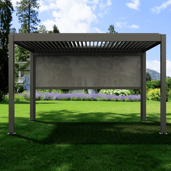 Extended Wind/Sun Resistant Screen - Villa Pergola