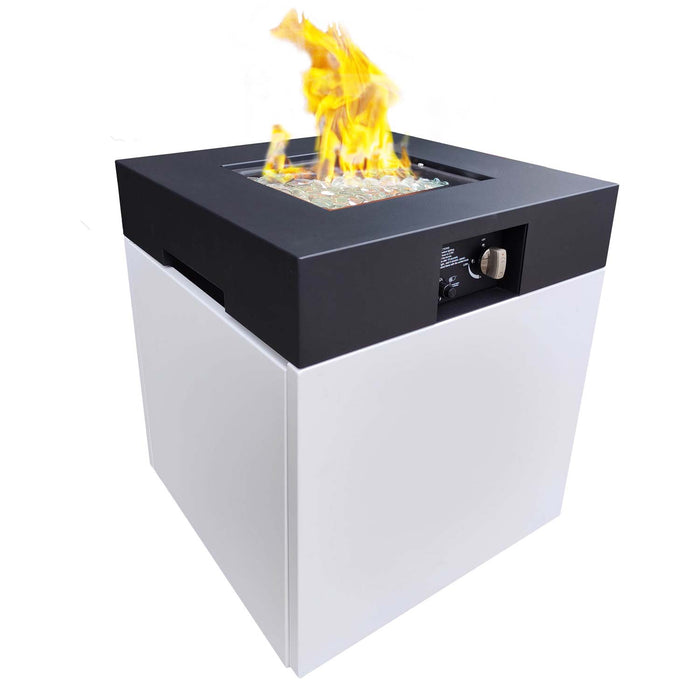Paramount Pebble Aluminum Propane Fire Pit Table