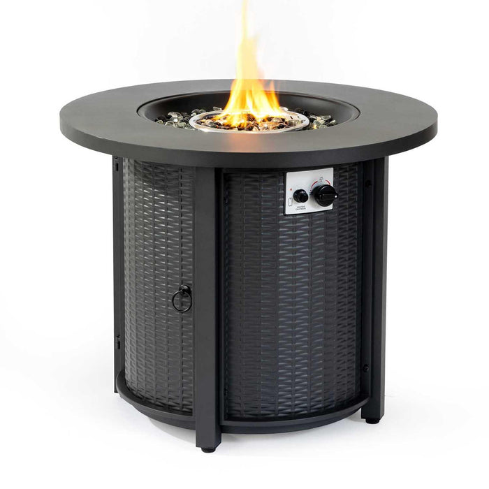 Paramount Eclipse Steel Fire Pit Table,30IN