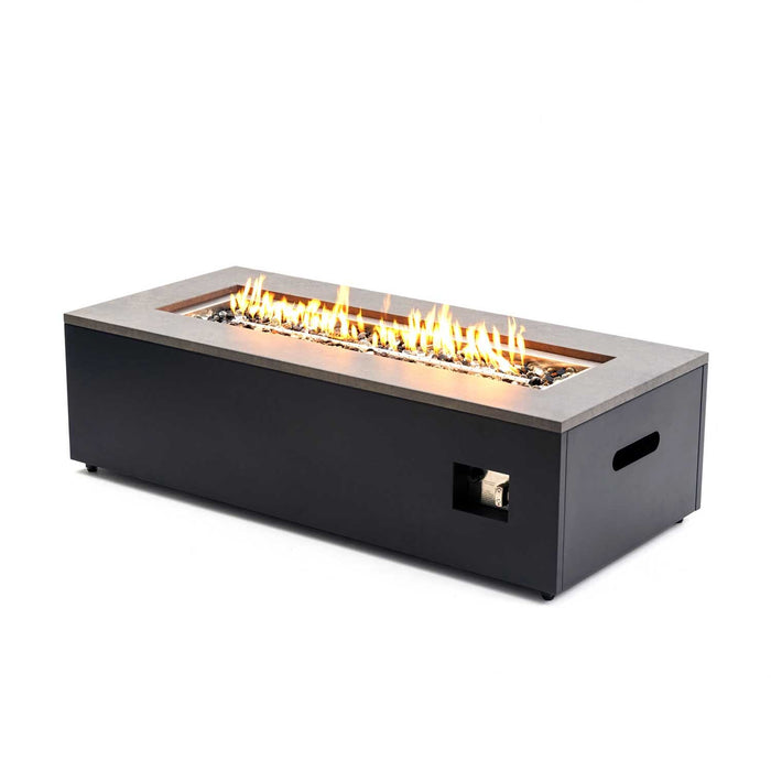 Paramount Aries Convertible Propane Fire Table, Grey Black