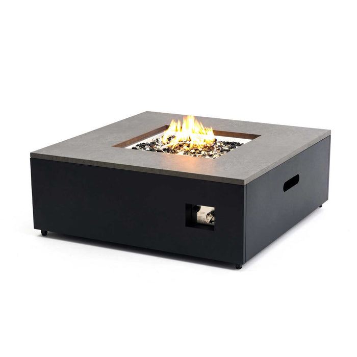 Paramount Danby Convertible Propane Fire Table, Grey and Black