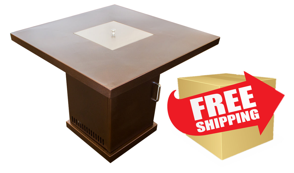 30" Conventional Fire Pit in Hammered Bronze