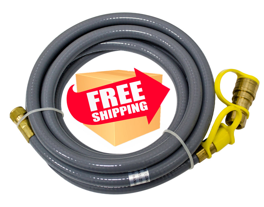 Natural Gas 20ft Quick Connect Hose