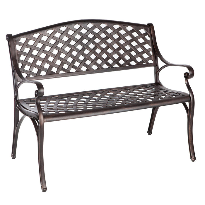 Patioflare Cast Aluminum Bench