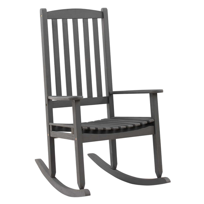 Patioflare Acacia Wood Patio Rocking Chair