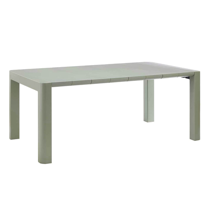 Patioflare+ 70IN Rectangular Patio Table, Green