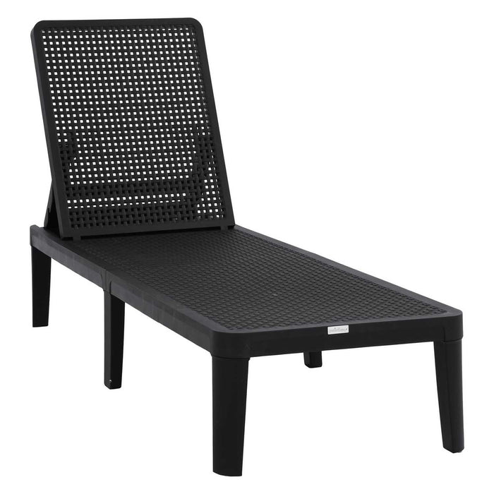 Patioflare+ Lounge Chair, Black