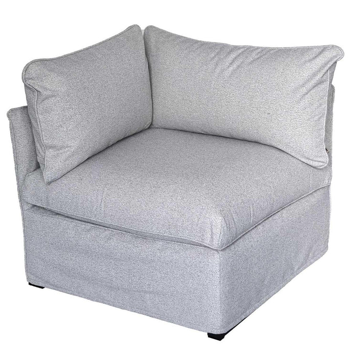 Patioflare Lanai Modular Outdoor Corner Chair, Grey