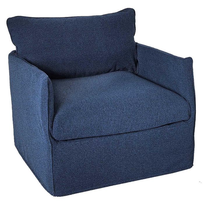 Patioflare Lanai Modular Outdoor Arm Club Chair, Blue