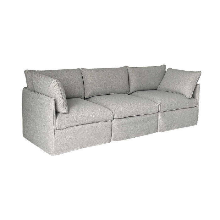 Patioflare Lanai Modular 3-Seater Patio Sofa Set, Grey