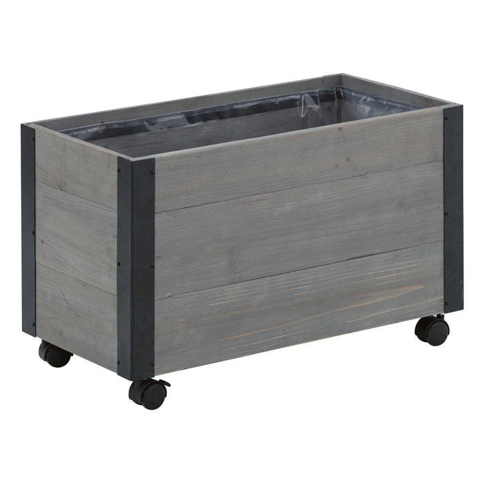 Grapevine 24N FSC Recycled Wood Planter with Casters
