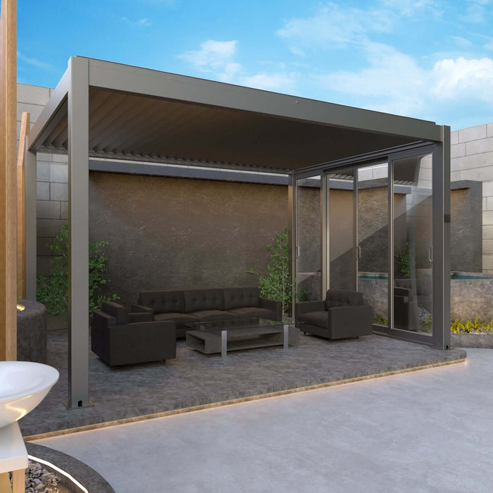 Premium Sliding Glass for Villa Pergola