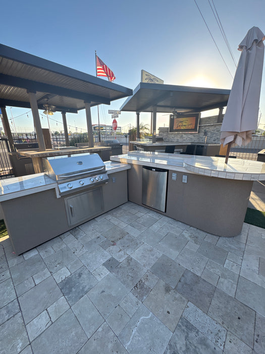 Aruba Round BBQ Island