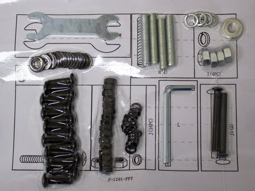 Cast Aluminum Fire Pit Hardware Kit