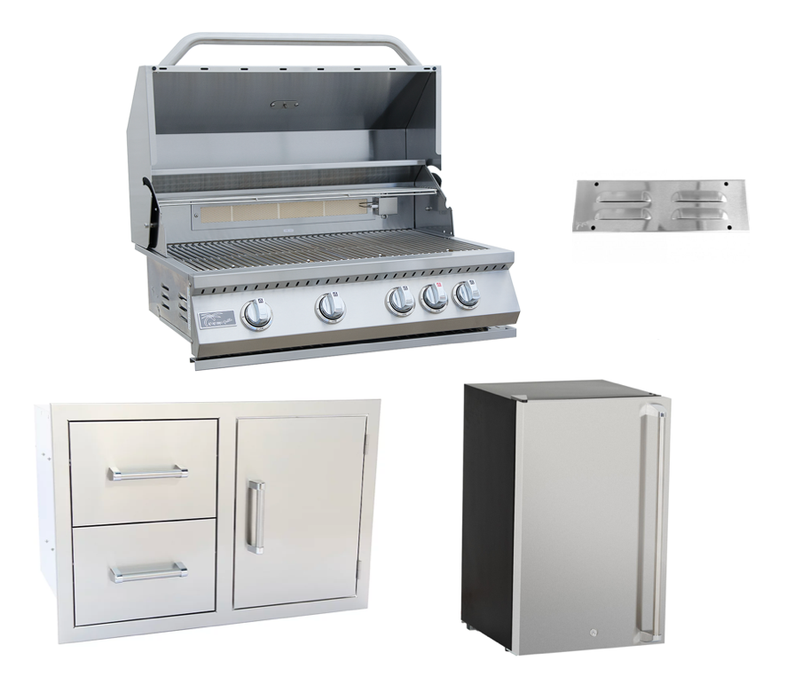 4 PIECE OUTDOOR KITCHEN PACKAGE DEAL! (15% OFF)