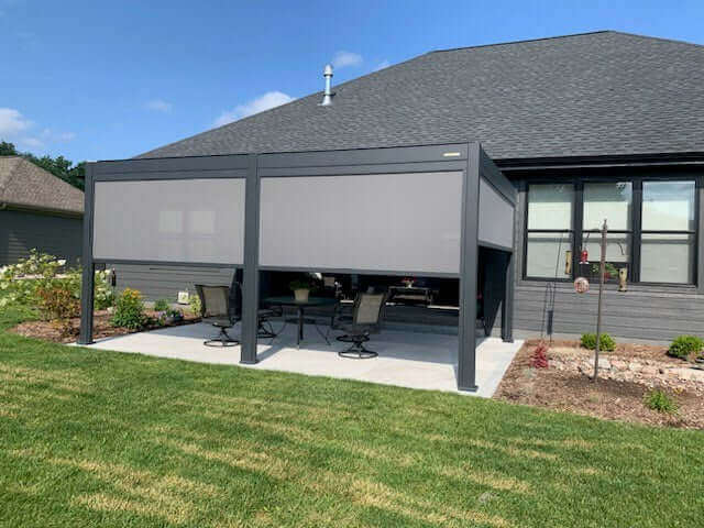 Wind/Sun Resistant Screen FOR Villa Pergola 2.0