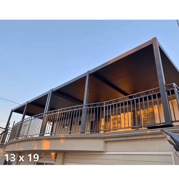 Villa Pergola - Motorized Louver w/ Edge Lighting