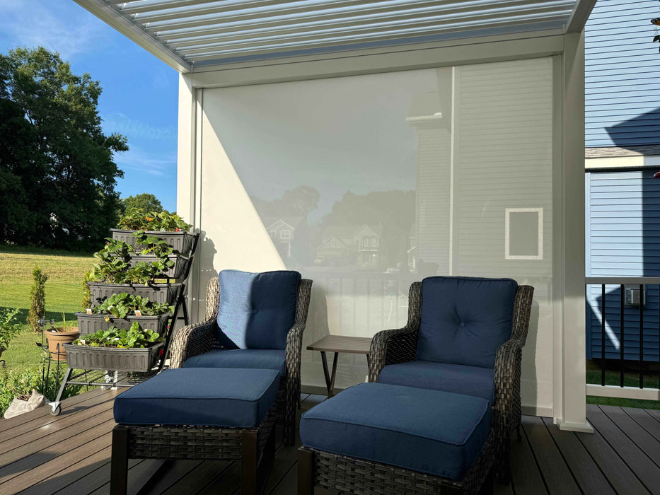 Wind/Sun Resistant Screen FOR Villa Pergola 2.0