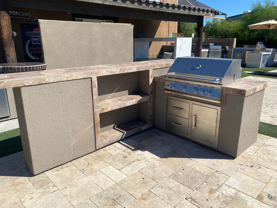 Custom Aspen BBQ Island