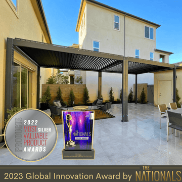 Villa Pergola - Motorized Louver w/ Edge Lighting