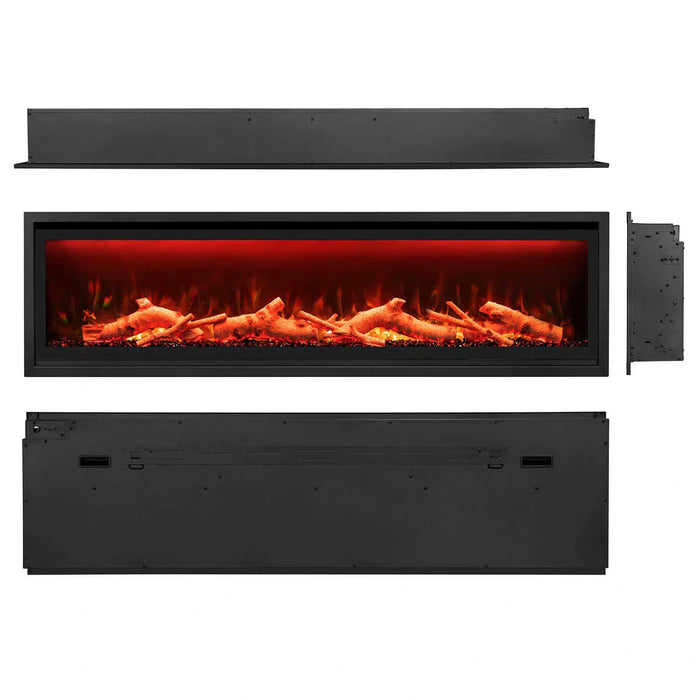 ActiveFlame Pro Series Black Diamond Electric Fireplace, 50IN