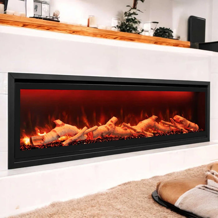 ActiveFlame Pro Series Black Diamond Electric Fireplace, 60IN