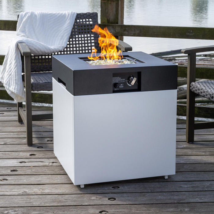 Paramount Pebble Aluminum Propane Fire Pit Table