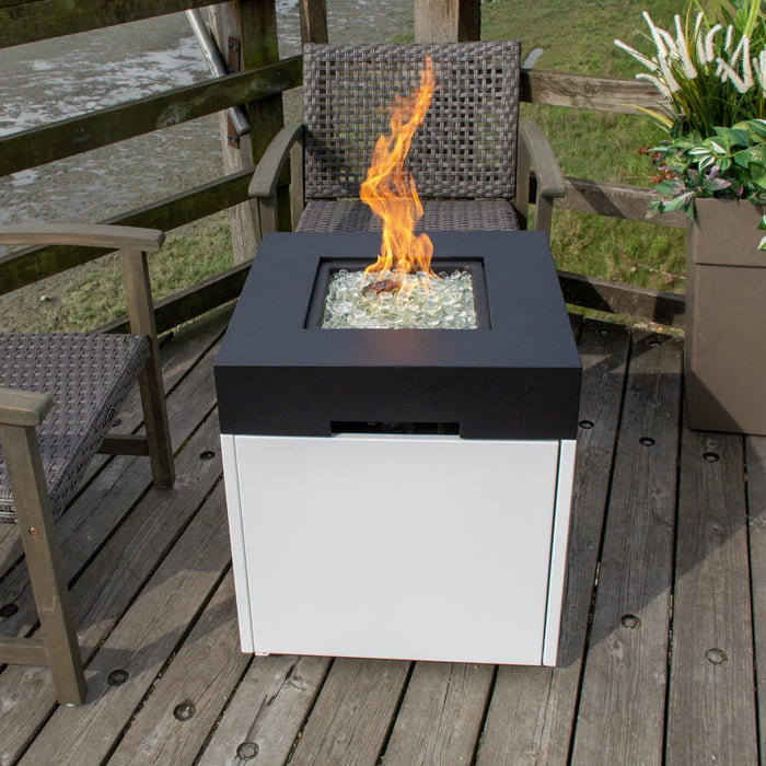 Paramount Pebble Aluminum Propane Fire Pit Table