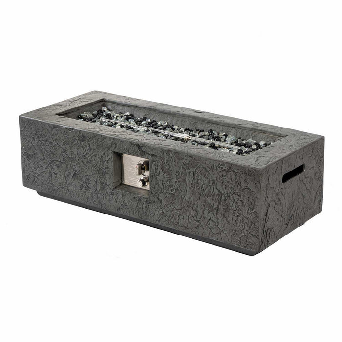 Paramount Rocco Rectangular Fire Pit Table