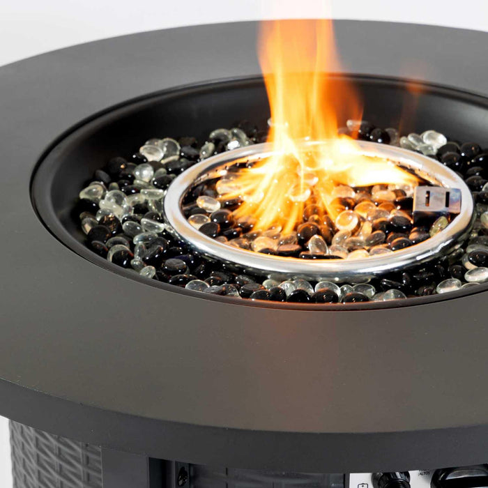 Paramount Eclipse Steel Fire Pit Table,30IN