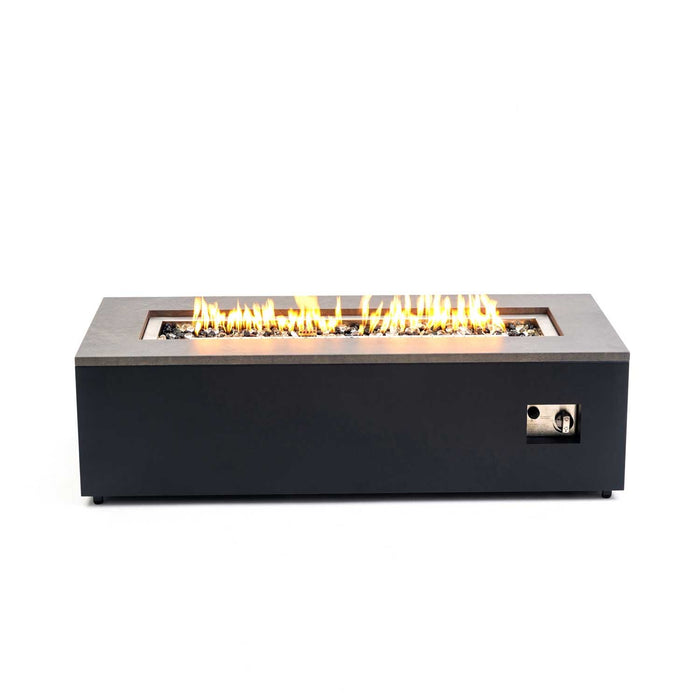 Paramount Aries Convertible Propane Fire Table, Grey Black