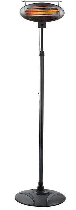 Freestanding Electric Heater in Black