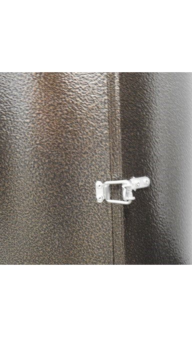 87" Tall Outdoor Patio Heater with Table- Hammered Bronze