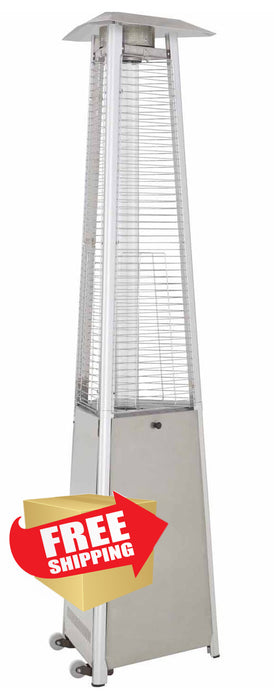 COMMERCIAL STAINLESS STEEL GLASS TUBE PATIO HEATER