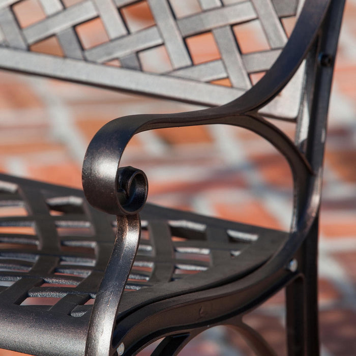 Patioflare Cast Aluminum Bench