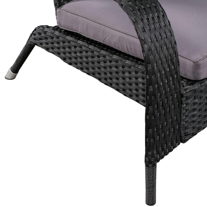 Patioflare Muskoka Chair, Black
