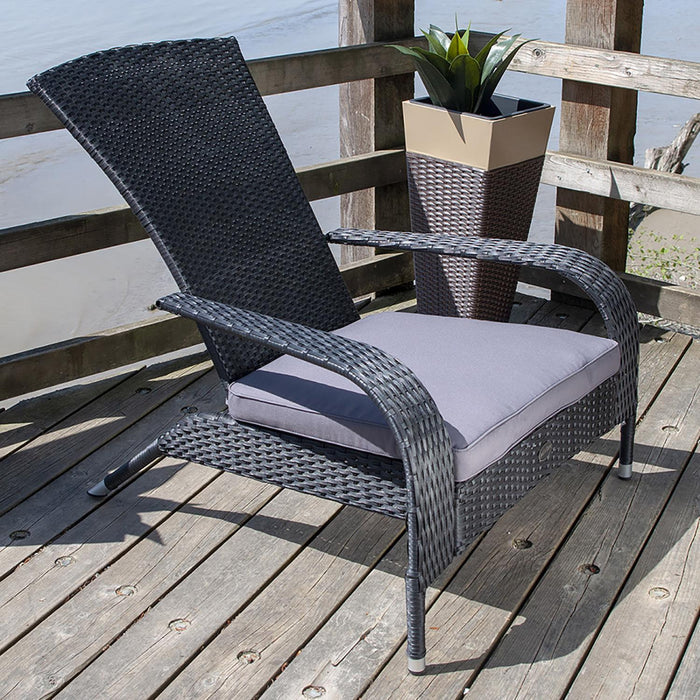Patioflare Muskoka Chair, Black