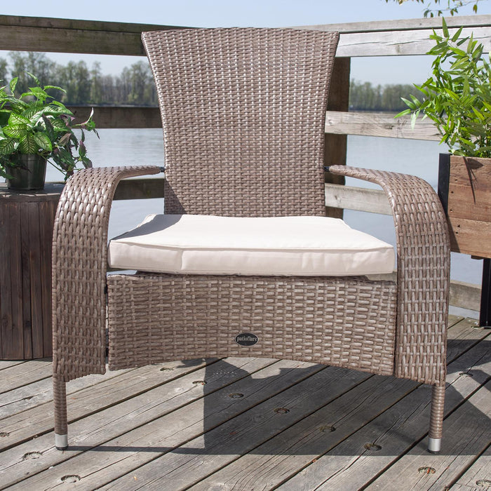 Patioflare Muskoka Chair, Light Brown