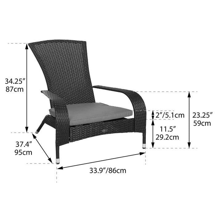 Patioflare Muskoka Chair, Light Brown