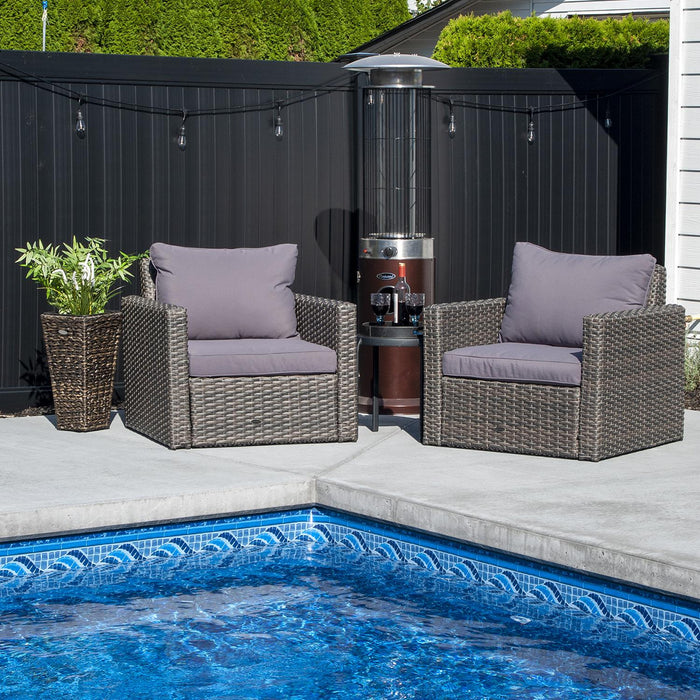 Patioflare Whitney Wicker Lounge Chair