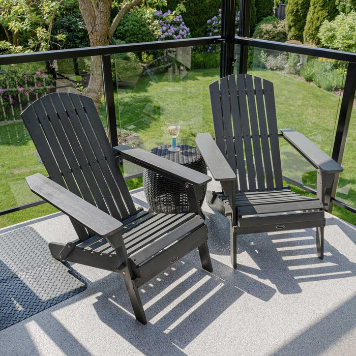 Patioflare Foldable Acacia Adirondack Patio Chair