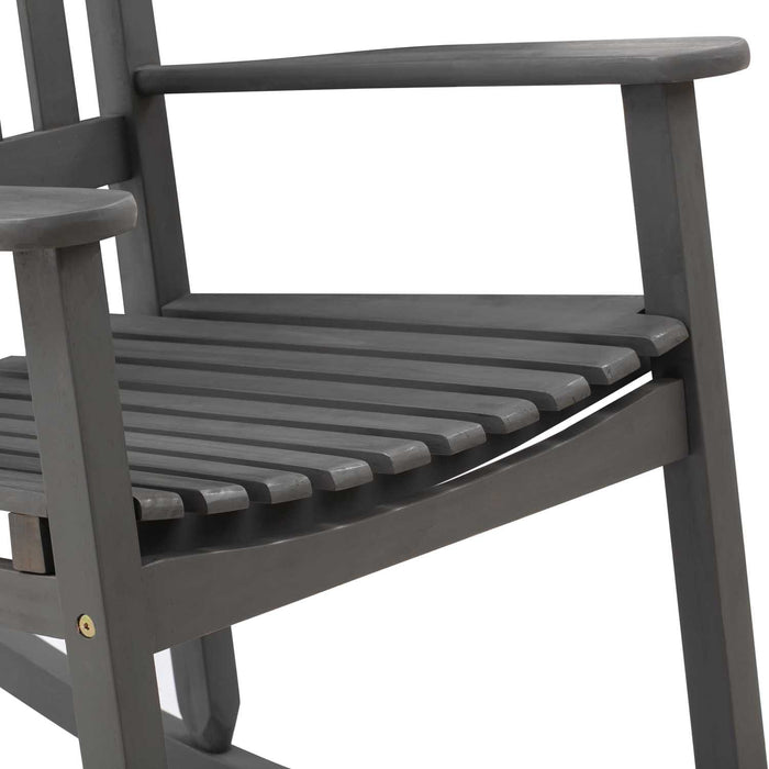 Patioflare Acacia Wood Patio Rocking Chair