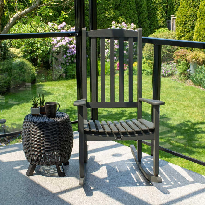 Patioflare Acacia Wood Patio Rocking Chair
