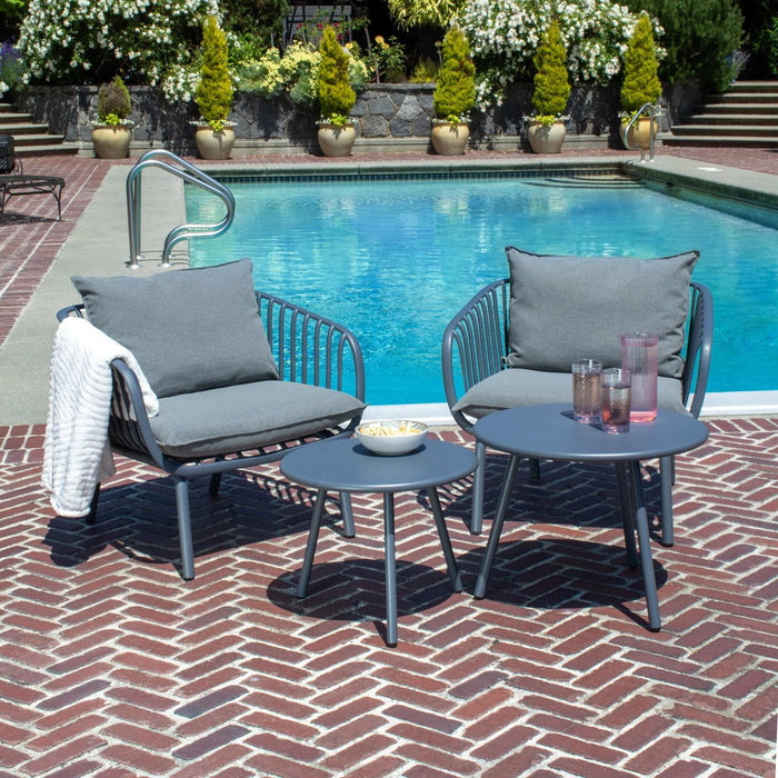 Patioflare+ Recycled Plastic Vista Patio Chat Set