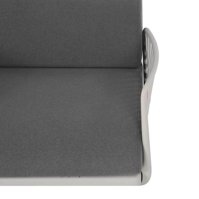 Patioflare+ Recycled Plastic Leaf Modular Patio Armchair, Grey