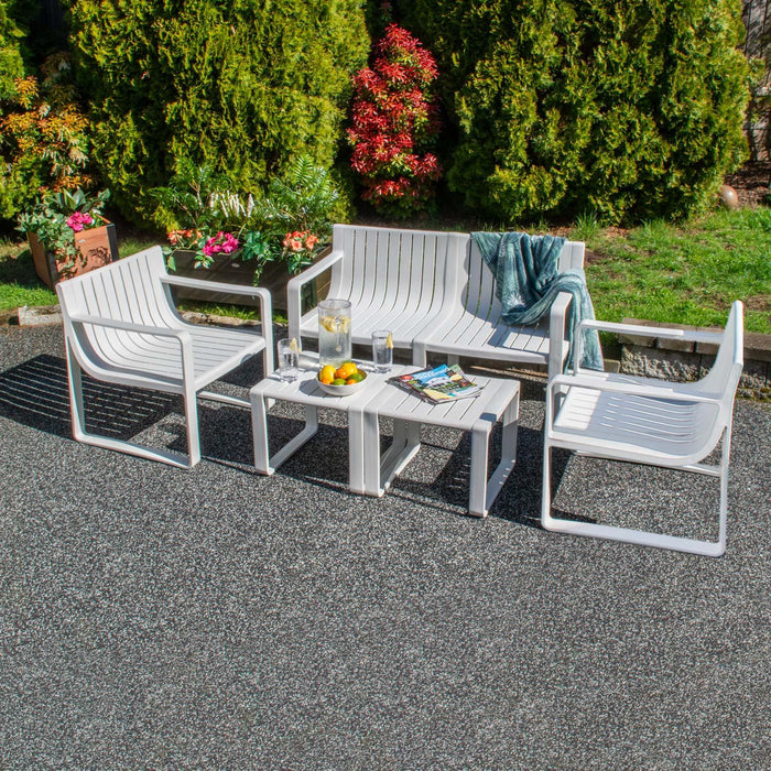 Patioflare+ Recycled Plastic Pioneer Patio Conversation Set