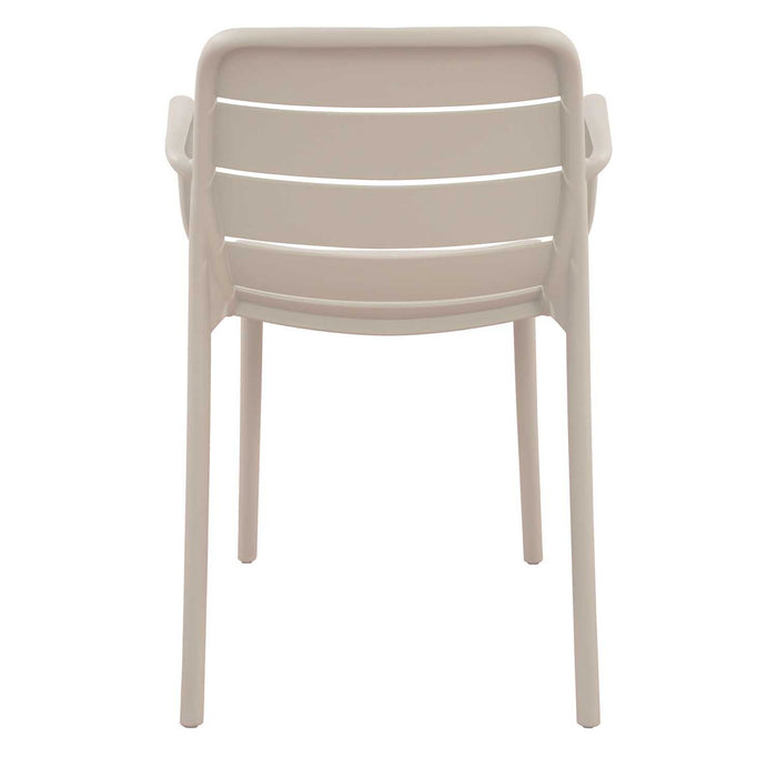 Patioflare+ Recycled Plastic Stacking Chairs 2PK, Cream